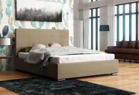 NASTY 4 kárpitozott ágy + ágyrács, sofie 7, 140x200 cm