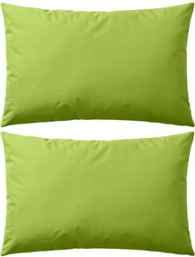 vidaXL 2 db almazöld kültéri párna 60 x 40 cm