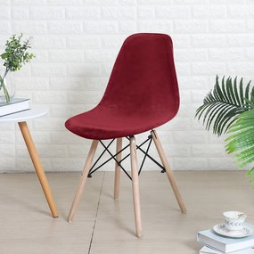 Kis KagylószékHuzat (bársonyos, bordó)