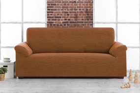 Belmarti Kétszemélyes kanapé huzat, 2 személyes, jacquard anyag, narancssárga