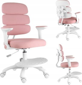 Gyerek növésű szék Neoseat Kiddy Three rózsaszín ingyenes mosható huzat