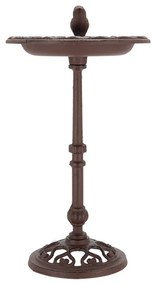 Öntöttvas álló madáritató és -etető, 38 cm