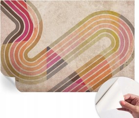 Dekoratív öntapadós fotótapéta Hálószobába Geometrikus vonalak 152x104