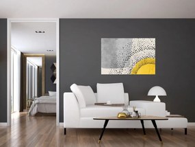 Kép - N⁰3 strand absztrakt festménye (90x60 cm)