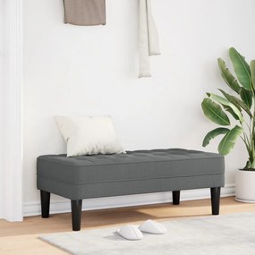 Pad Sötétszürke 113x57x39 cm Szövet