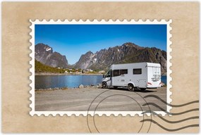 Poszterek 90x60 Utazás lakóautóval Norvégia