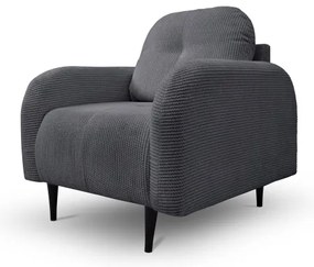 CLOUDY kárpitozott fotel, szürke