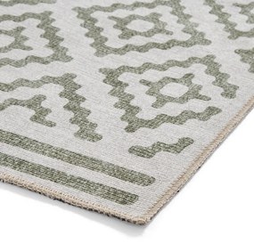 Zöld mosható szőnyeg 61x120 cm Coral Green – Think Rugs