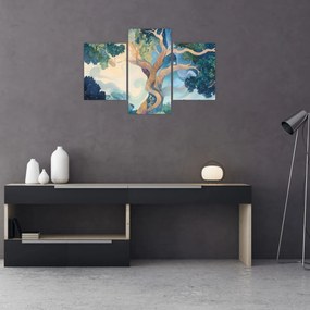 Kép – Kozmikus fa (90x60 cm)