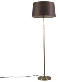 Állólámpa arany/réz barna árnyékolóval 45 cm állítható - Parte