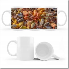 Fotó bögre Színes kagylók nyomtatás