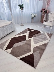 Nora 6927 barna modern szőnyeg 160x230 cm