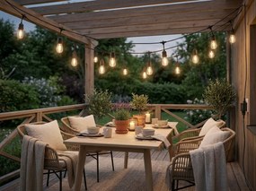 LED kerti fényfüzér LUCENT, 15 m
