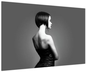 Egy elegáns nő képe (90x60 cm)