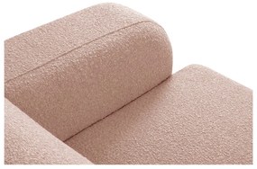 Rózsaszín buklé fotel Molino – Micadoni Home