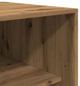 vidaXL kézműves tölgy színű szerelt fa ruhásszekrény 80 x 50 x 200 cm