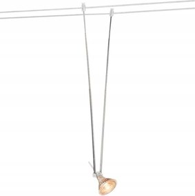 Slv Big White Telescopic, kötéllel ellátott lámpatest alacsony feszültségű Te kötélrendszerhez