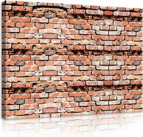Vászonkép 100x75 Tégla fal textúra tégla régi loft ipari textúra