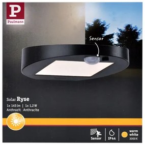 Paulmann 94246 - LED/1,2W IP44 Kültéri napelemes lámpa érzékelővel RYSE 3,7V