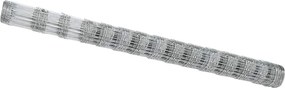 vidaXL Legelőkerítés Ezüst 25 x 1,6 m Horganyzott acél