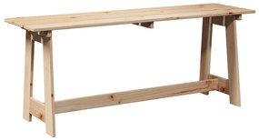 Kültéri Pad 119x35x47 cm Tömör Fenyőfa