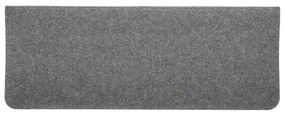 30 db szürke öntapadó lépcsőszőnyeg 65x24,5x3,5 cm