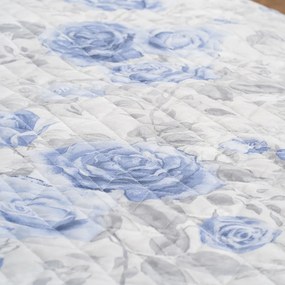4Home Ágytakaró Roses in blue, 220 x 240 cm + 2x40 x 40 cm