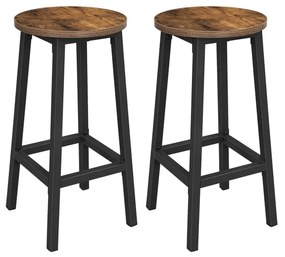 TAYLOR bárszékkészlet, rusztikus barna