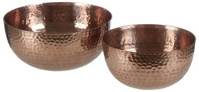 Rézszínű fém szervírozó tál készlet 2 db-os ø 26 cm Solis – Premier Housewares