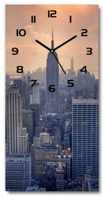 Négyszögletes fali üvegóra Manhattan new york city pl_zsp_30x60_c-f_90170601