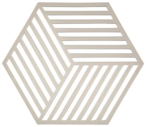 Hexagon világosszürke edényalátét - Zone