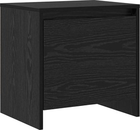 vidaXL Éjjeliszekrény Fekete tölgy 45 x 34 x 44,5 cm Faanyag