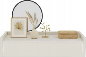 Függő fésülködőasztal konzol Nuvia 75 kasmír felfüggesztett fiók