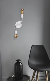 KAJA K-4045 PEKA Fehér Színű Fali Lámpa 2xE27 15W IP20