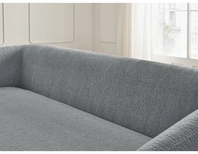 Sötétszürke zsenília kinyitható kanapé 228 cm Neyo – Bobochic Paris