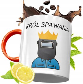 Narancssárga Bögre Hegesztőnek Tökéletes Ajándék fényképes nyomtatással