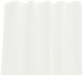 2 db fehér fátyolfüggönyök hurokkal 140x245 cm