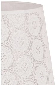 Duolla - CLASSIC M asztali lámpa búra E27, 24 cm átmérő, fehér