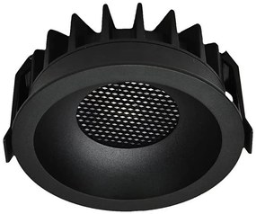 LED mennyezeti lámpa 18W 230V 3000/4000/6400K Ø10,6 cm fekete