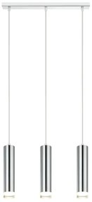 Csillár zsinóron ARMIN 3xGU10/10W/230V fényezett króm