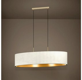 Eglo 39764 - Csillár zsinóron TAMARESCO 2xE27/40W/230V fehér