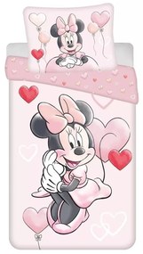 Disney Minnie Heart Balloons ágyneműhuzat 140×200cm, 70×90 cm