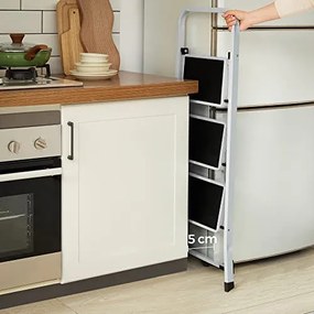 3 lépcsős létra, összecsukható, max. teherbírás: 150 kg