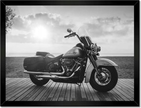 Poszterek keretben 40x30 Harley Davidson Motorkerékpár