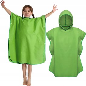 Gyerek törölköző poncsó kapucnis mikroszálas gyorsan száradó strand medence