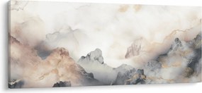 Kép - Hegyi absztrakció márvány textúrával (120x50 cm)
