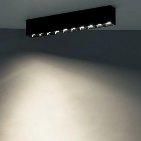 Mennyezeti Lámpa Fekete MIDI LED