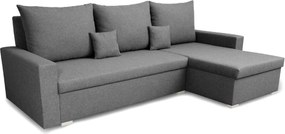 MONDI Kinyitható sarokkanapé Szürke