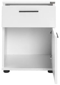 Éjjeliszekrény 57x40 cm fehér