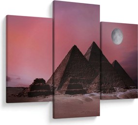 Kép - Piramisok giza, Egyiptom (90x60 cm)